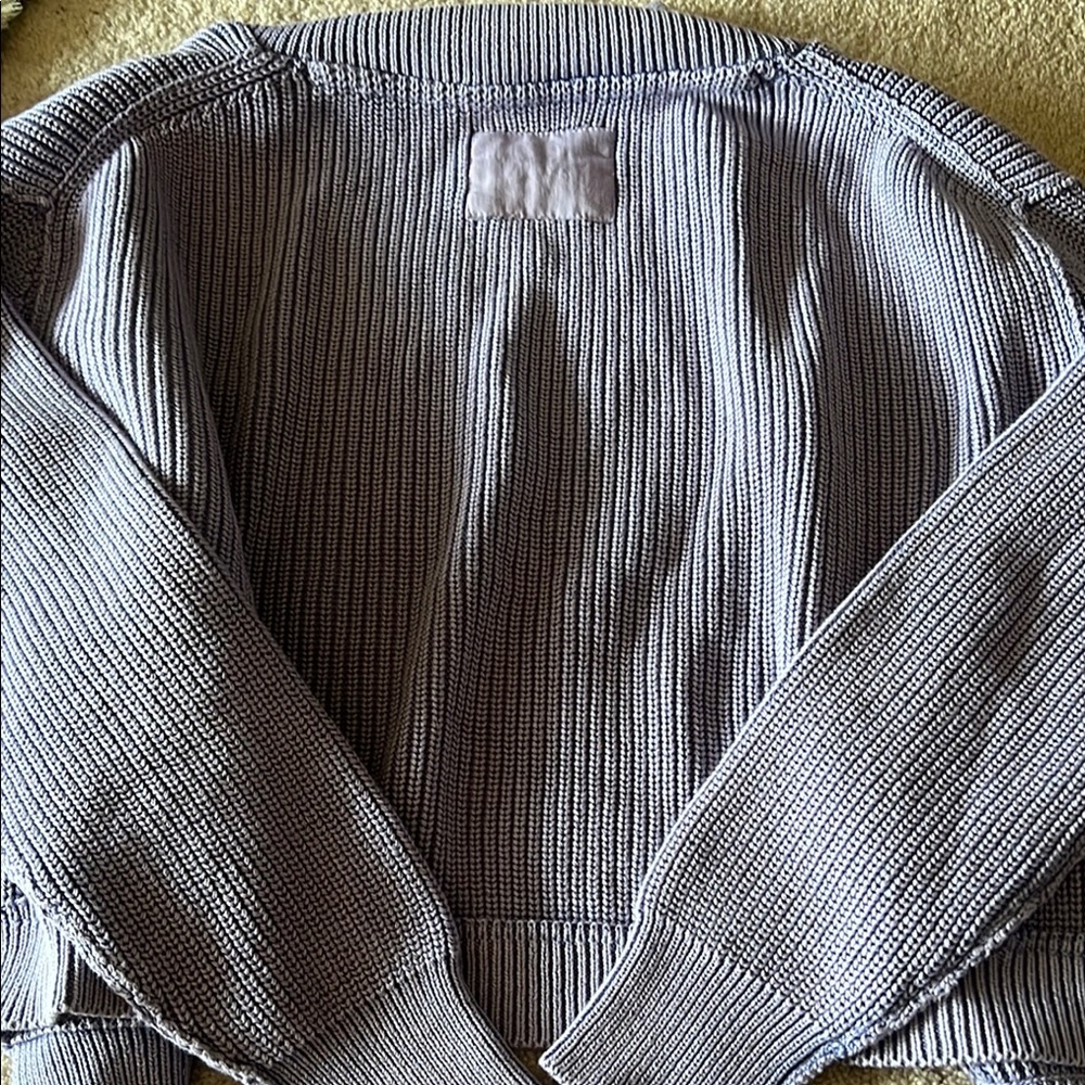 Free People Lilac Ribbed Sweater - Picture 4 of 4